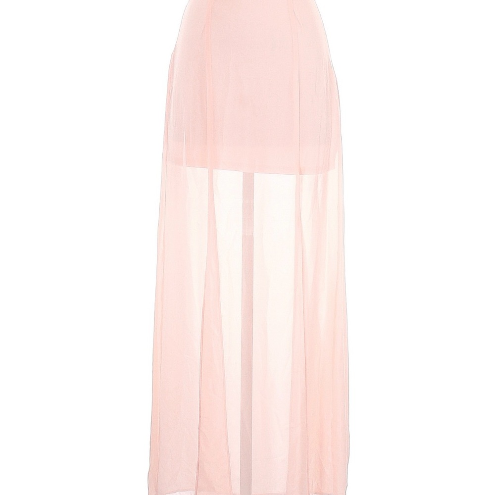 NWT Forever 21 Pink Sheer Slip Maxi Skirt